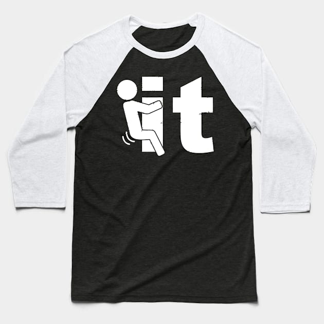 Screw it Baseball T-Shirt by Mariteas